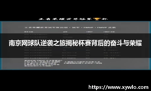 南京网球队逆袭之旅揭秘杯赛背后的奋斗与荣耀